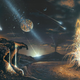 Illustration for article titled This is how the primordial Earth looked — right after the mega-collision that formed the Moon
